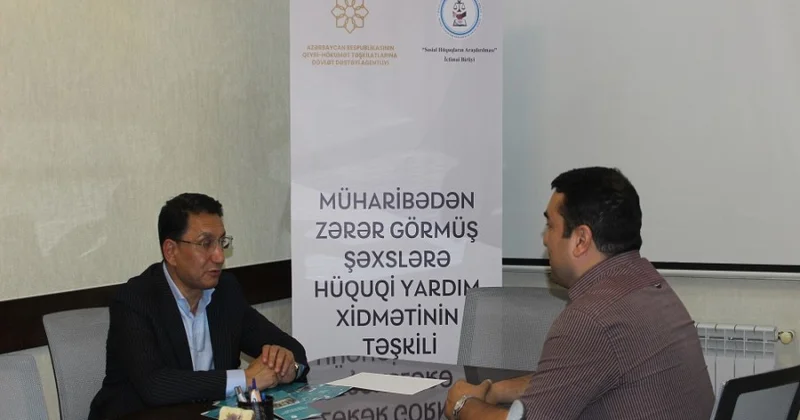 QHT layihə çərçivəsində müharibə iştirakçılarına və şəhid ailələrinə hüquqi yardım göstərir FOTOLAR