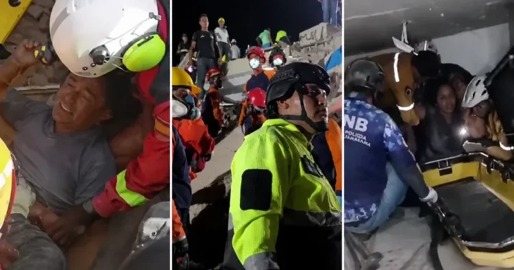 Venesuelada 28 gündən sonra dağıntılar altından üç nəfər xilas edildi