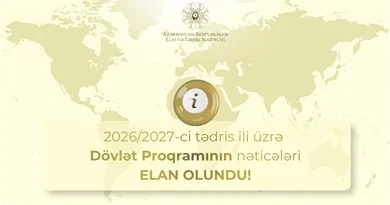 Xaricdə təhsil proqramına qəbul olunanların siyahısı açıqlandı