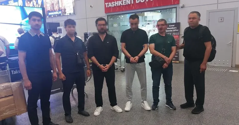 İnterpoldan qaçaraq Türkiyədə gizlənən üç nəfər özbək Özbəkistana ekstradisiya edilib