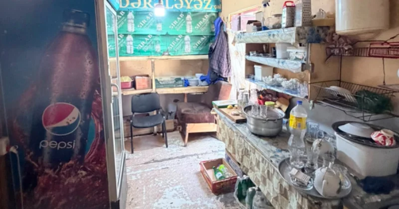 Suraxanıda kafedə nöqsanlar aşkarlandı FOTOLAR