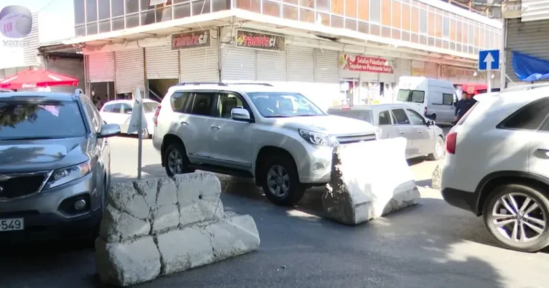 8 ci kilometr bazarı ətrafında aparılan yol təmiri sahibkarlara ziyan vurdu (VİDEO)