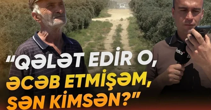 Sakinlə iş adamı üz üzə: Deyir ki, heç kimdən qorxmuram