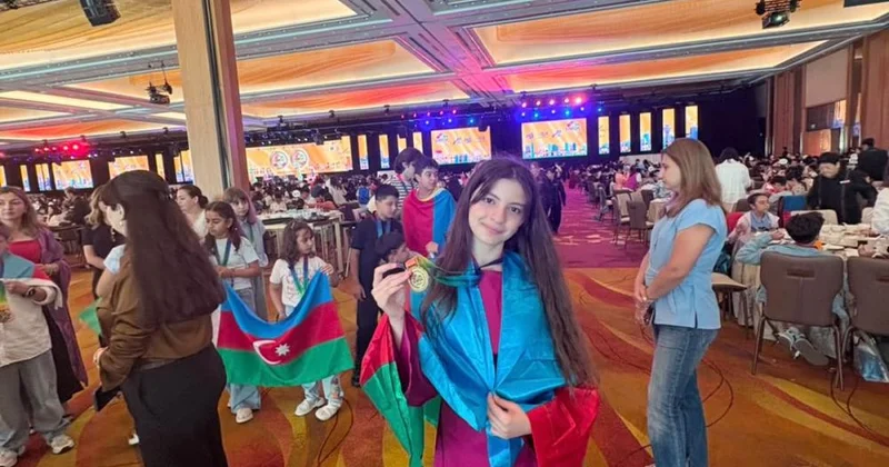 Sumqayıtlı şagird beynəlxalq riyaziyyat olimpiadasında Azərbaycana qızıl medal qazandırdı