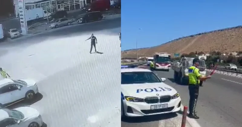 Sədərək ticarət mərkəzindəki yanğınla əlaqədar yollarda təhlükəsizlik tədbirləri görülür