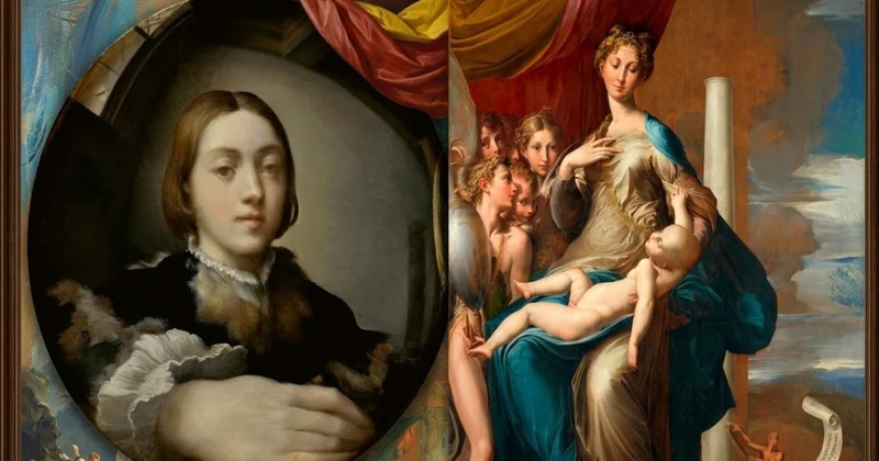 Yarımçıq qalan ilahi zəriflik Uzun boyunlu Madonna