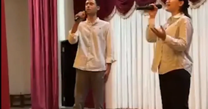 Mahnılarımız özbək gənclərin ifasında Video