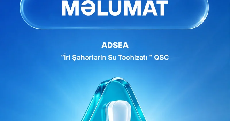 Xətai rayonunun bəzi ərazilərinə içməli suyun verilməsində fasilə yaranacaq