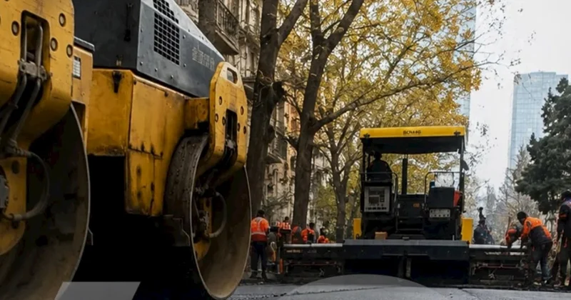 Bakıda 40 küçə və prospektdə yolların təmir işləri başa çatdırılıb