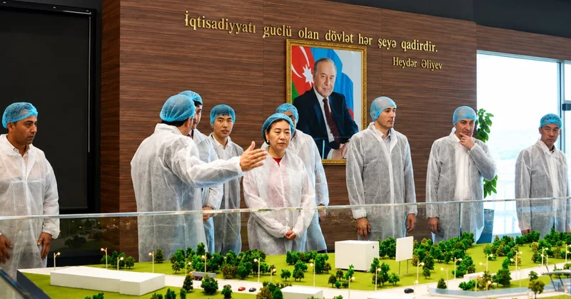 ® Səfir Lu Mey Oğuz, Şəki və Qəbələdəki müəssisələri ziyarət edib
