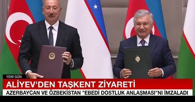 Haber Global Azərbaycan liderinin Özbəkistan səfərindən reportaj yayımladı