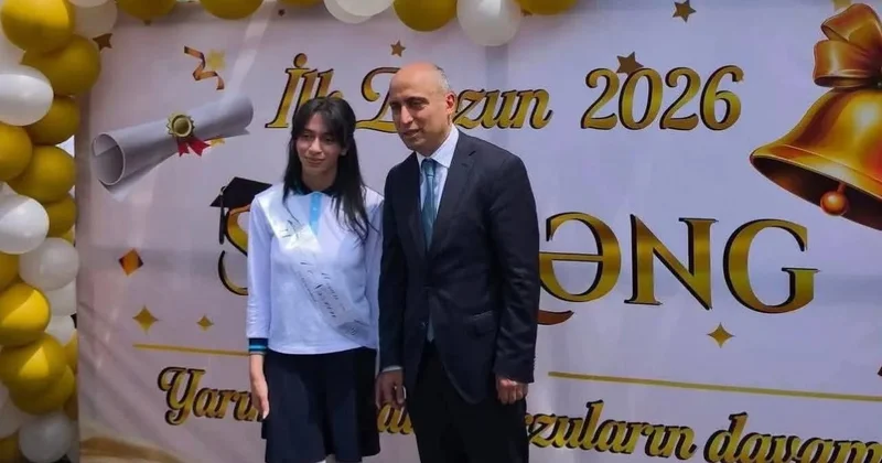 Kəlbəcərdə ilk məktəbin yeganə məzunu tələbə adını qazandı