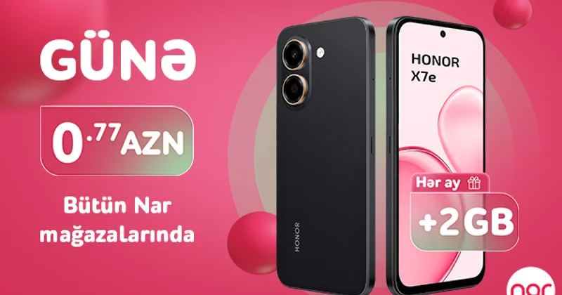 Смартфон от Nar всего за 0,77 AZN в день