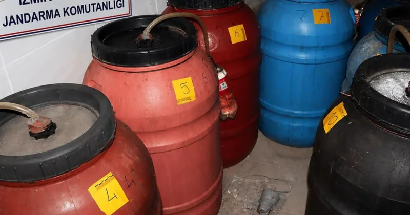 İzmirdə 2200 litr saxta spirtli içki müsadirə edilib