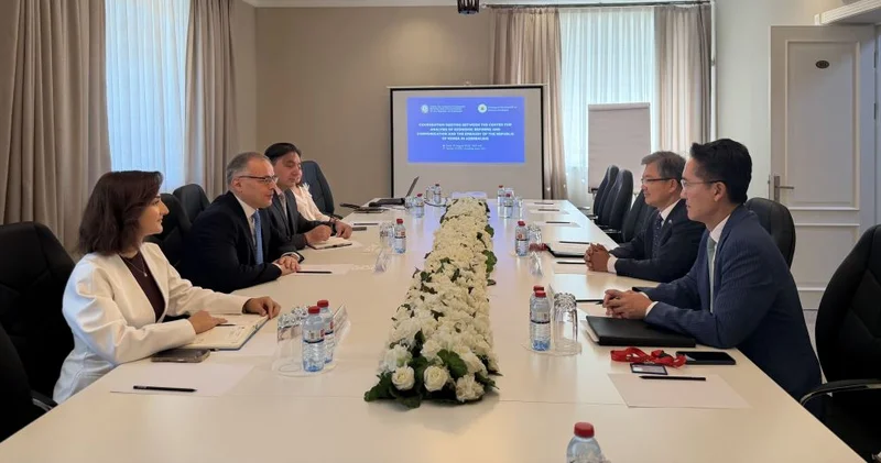 Vüsal Qasımlı Koreya Respublikasının Azərbaycandakı səfiri ilə Orta Dəhlizin perspektivlərini müzakirə edib