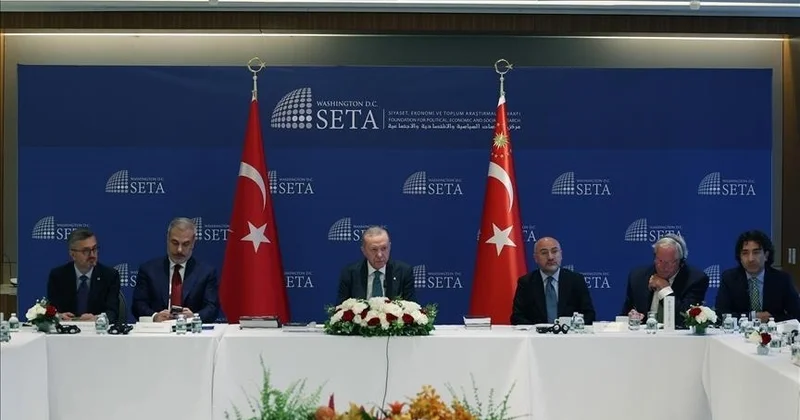 Ərdoğan ABŞ beyin mərkəzlərinin nümayəndələri ilə görüşüb