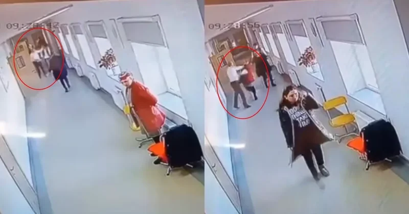 Замдиректора азербайджанской школы ударил ученика и уборщицу ВИДЕОФАКТ
