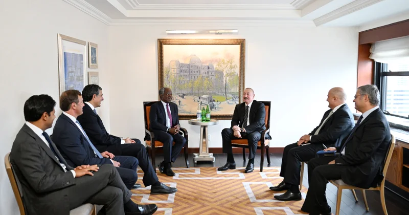 İlham Əliyev “Global Infrastructure Partners“ şirkətinin təsisçisi ilə görüşüb FOTO