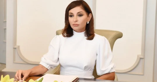 Мехрибан Алиева опубликовала видео диалога Алиева и Трампа