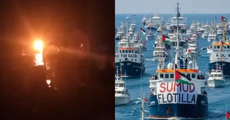 Qəzzaya yardım aparan gəmi karvanına PUA hücumu GSF sərt bəyanat yaydı