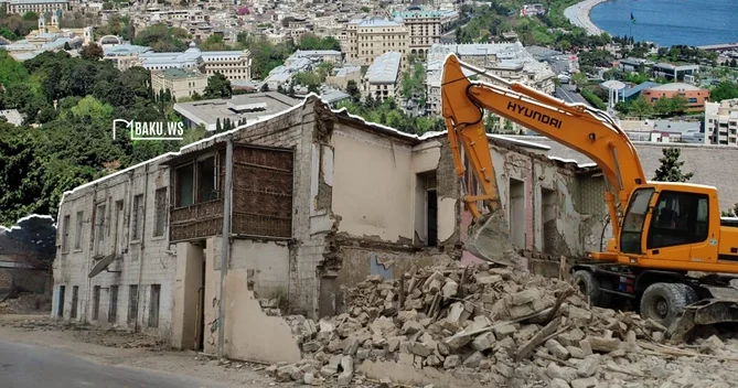 Bakıda daha bir ərazidə SÖKÜNTÜ OLACAQ ÜNVAN