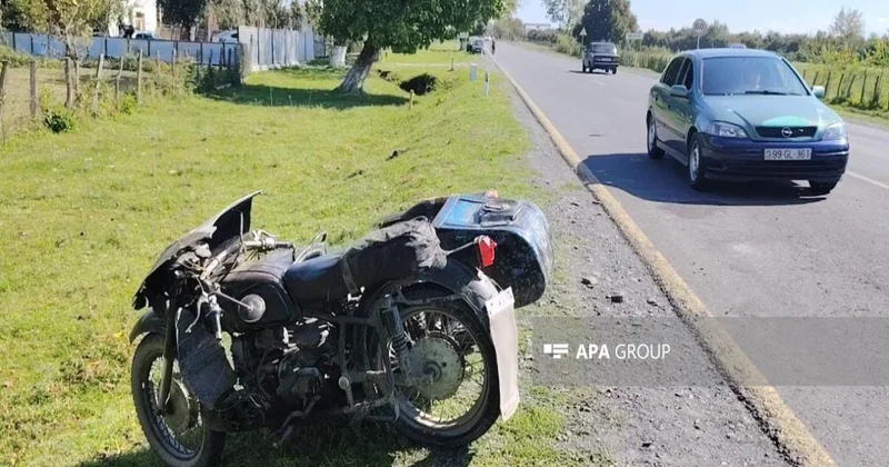 Zaqatalada yol qəzasında ər arvad xəsarət alıb FOTO