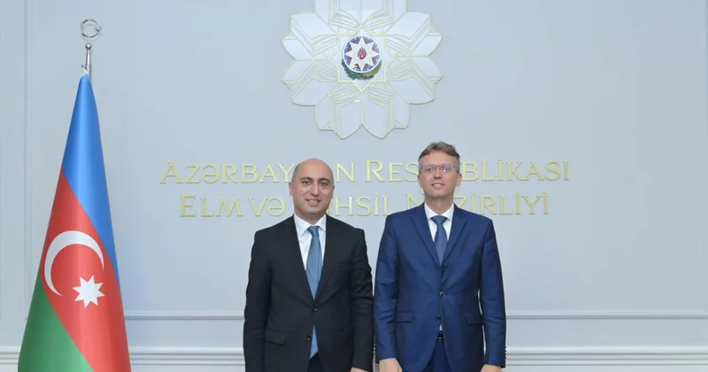 Elm və təhsil naziri Macarıstanın mədəniyyət və innovasiya naziri ilə görüşüb