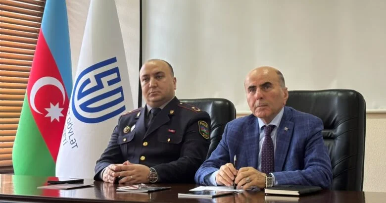 ”Polisə Dəstək” İctimai Birliyi Sumqayıt Dövlət Universitetində maarifləndirici tədbir keçirib FOTO