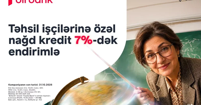 Скидка до 7% на наличный кредит для работников сферы образования
