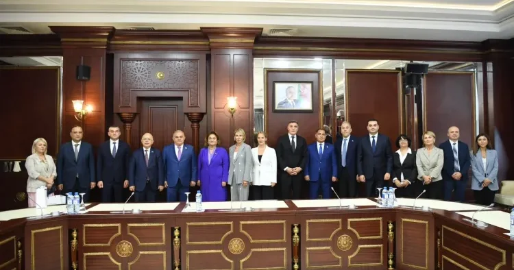 Milli Məclisdə Gürcüstan parlamentinin nümayəndə heyəti ilə görüş keçirildi FOTO