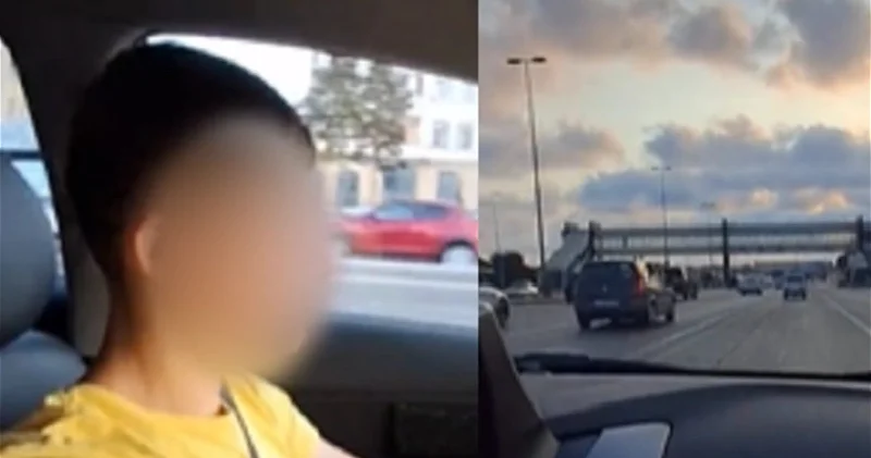 В Баку инструктор по вождению посадил несовершеннолетнего за руль на оживлённом проспекте ВИДЕО