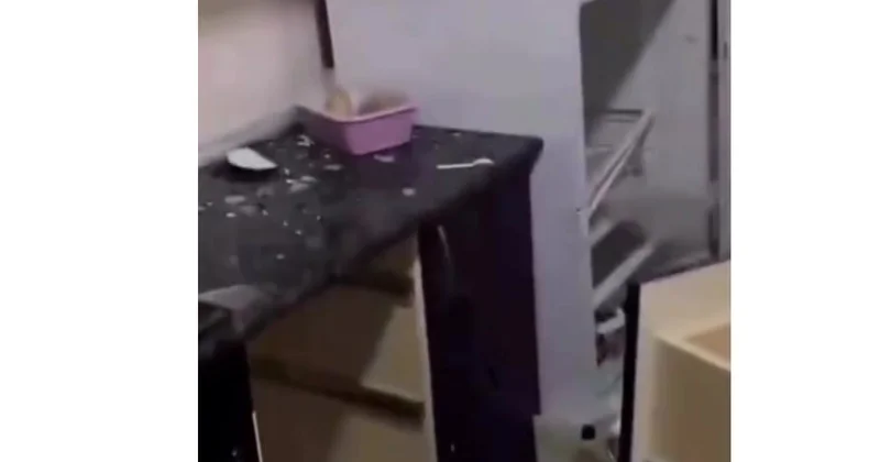Xəyanətə uğradığını bildi, evi dağıtdı (Video)