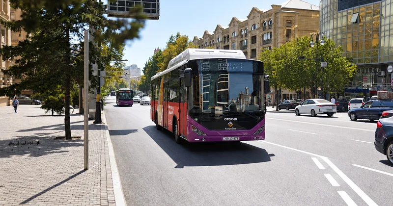 Bakıda daha bir küçədə avtobuslar üçün xüsusi zolaq yaradıldı