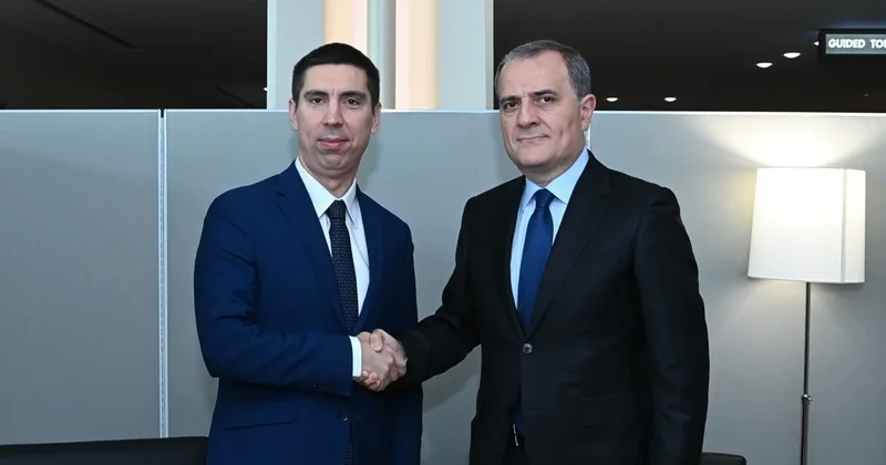 Ceyhun Bayramovla Moldovanın XİN rəhbəri görüşdü