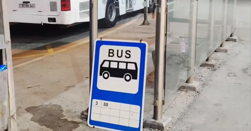 Avtobus dayanacağında yaranan problem niyə 4 gündür həll olunmur? AYNA dan AÇIQLAMA