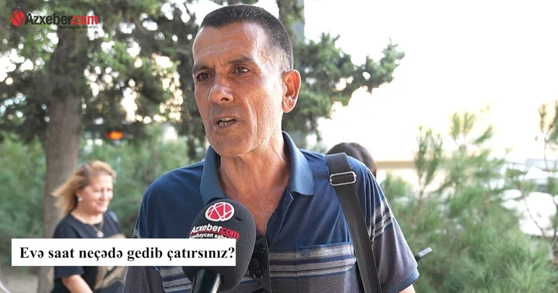 Bakıda insanlar evə saat neçədə çatır? VİDEOSORĞU