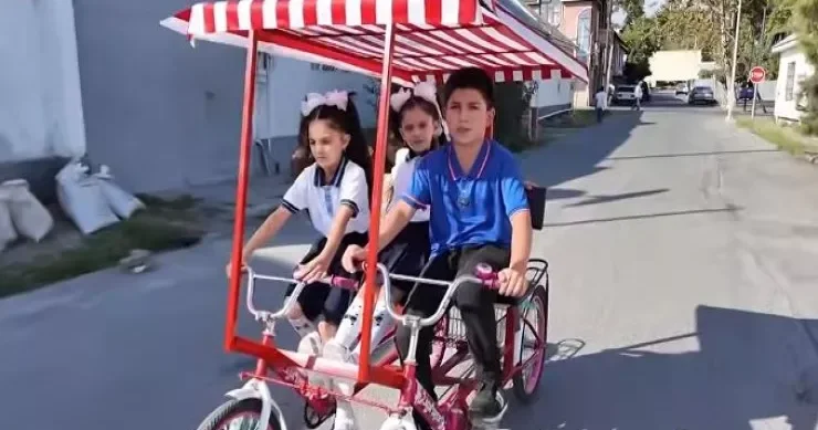 Göyçayda 12 yaşlı uşaqdan maraqlı İDEYA: qohumlarını dərsə belə aparır VİDEO