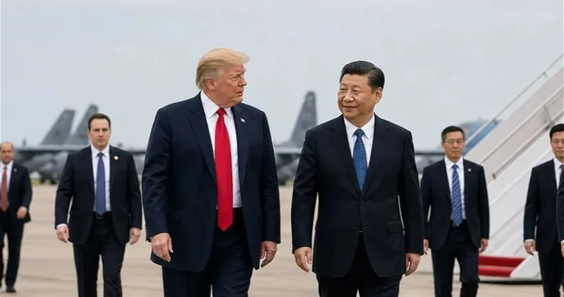 Трамп встретил Си Цзиньпина в США