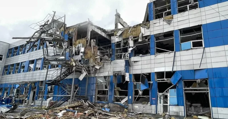 Все что осталось от украинского предприятия ТК Домашний текстиль ВИДЕО / ФОТО