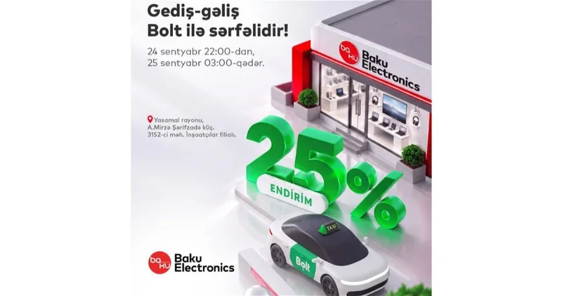 Bolt for Business партнёр Baku Electronics в ночь старта продаж новых iPhone