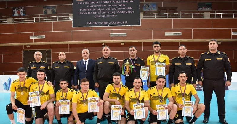 В МЧС Азербайджана подвели итоги волейбольного чемпионата ФОТО
