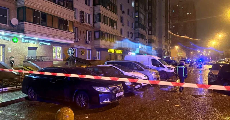 Ukrayna PUA sı Moskvada yaşayış binasını HƏDƏF ALDI ANBAAN VİDEO
