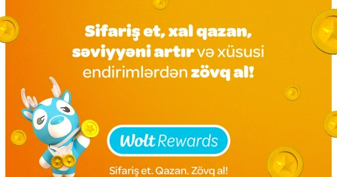 Wolt Rewards: Hər sifarişi daha faydalı edən yeni loyallıq proqramı