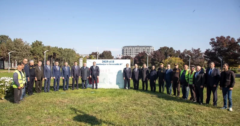 Şəmkirdə 8 noyabr Zəfər Günü münasibətilə ağacəkmə aksiyası keçirilib