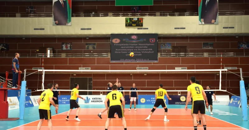 FHN in qurumları arasında voleybol çempionatı keçirilib