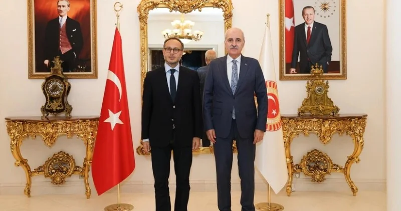 Türkiyə parlamentinin sədri TÜRKPA Baş katibini qəbul edib