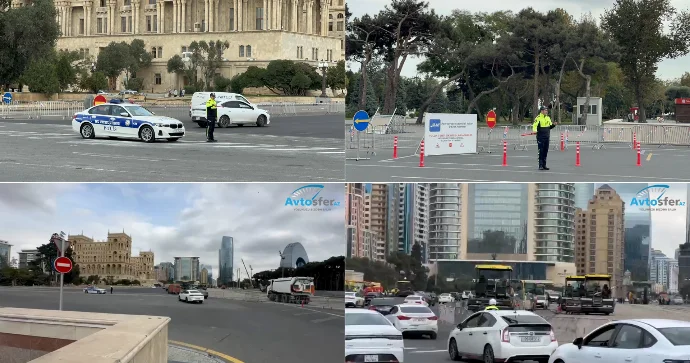 Sürücülərin nəzərinə “Azadlıq meydanı”nda parada görə yol bağlanmayıb VİDEO