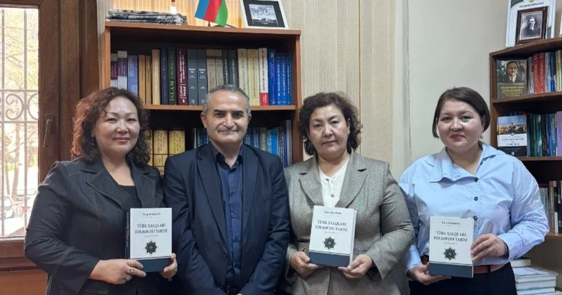 Qazaxıstanlı filosoflar AMEA da elmi nəzəri təcrübə keçiblər