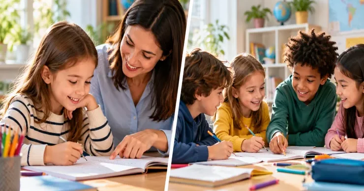 Uşaqlar üçün fərdi, yoxsa qrup dərsləri daha faydalıdır?