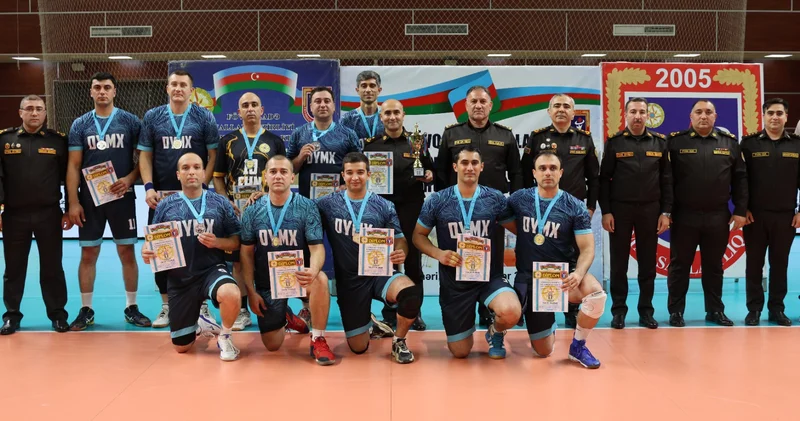 FHN in qurumları arasında voleybol çempionatına yekun vurulub